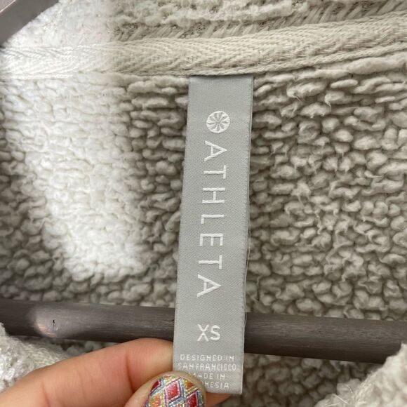 Athleta Talus Sherpa Half Zip Top Size XS - Picture 5 of 8